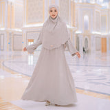 Haiba Abaya Set Cream Almond