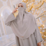 Haiba Abaya Set Cream Almond