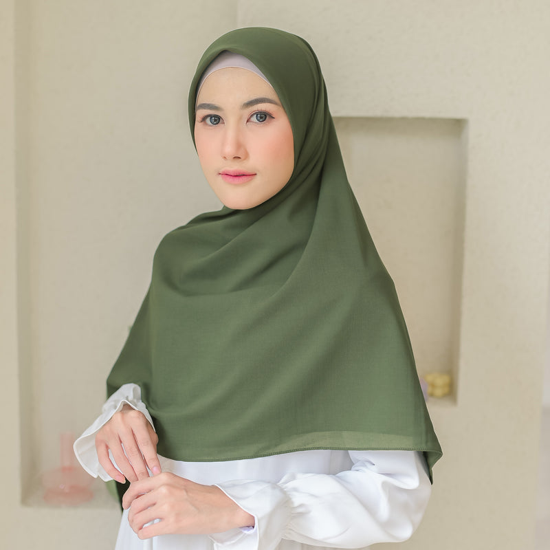 Detaa Square Syari (Hijab Segiempat Syari) Army