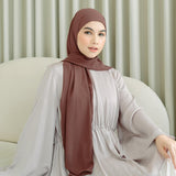 Bawal Inner Oval (Pashmina Inner Oval) Ceruty Panjang Muslim Kerudung