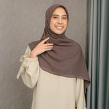 Mima Square Syari (Hijab Segiempat Syari) Brown Muffin