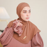 Ovel Shawl in Dark Brown (Lozy x Hamidah)