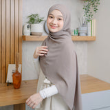 Bawal Shawl (Pashmina Ceruti Babydoll) Dark Grey