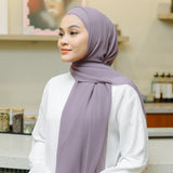 Bawal Eyelash Shawl Dusty Purple