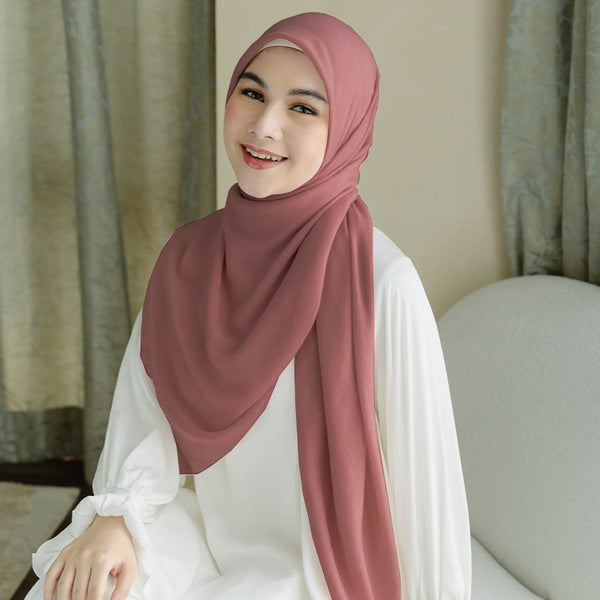 Mima Square Syari (Hijab Segiempat Syari) Dusty Rose