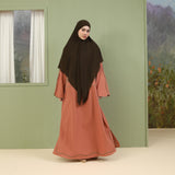Lozy Hijab - Nara Embroidery Abaya (Abaya Dress Bordir Bahan Katun Linen Haji dan Umrah)