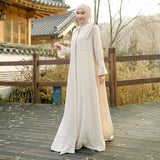 Harumi Dress Cream Almond