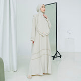 Khansa Abaya Set Ivory