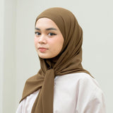 Bawal Inner Oval (Pashmina Inner Oval) Ceruty Panjang Muslim Kerudung