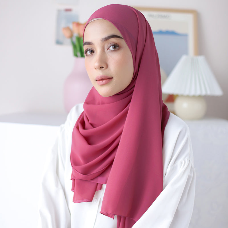 Bawal Shawl (Pashmina Ceruti Babydoll) Fuschia