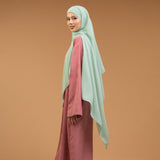 Shafa Pashmina Bandana Green Pastel