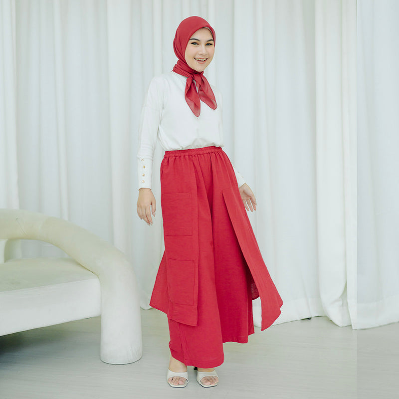 Meelva Pants Crimson