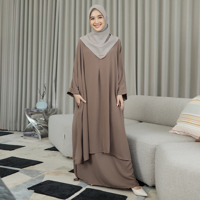 Haifa Tunik Set Choco