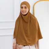 Halima French Khimar Terracotta