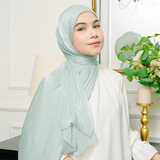 Yora Silk Shawl Iced Aqua