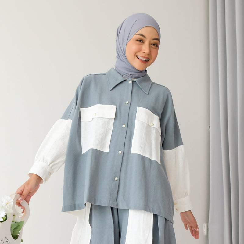 Hooja Shirt (Kemeja Saku Linen)