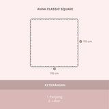 Anna Classic Square (Hijab Voal Bordir Segiempat)