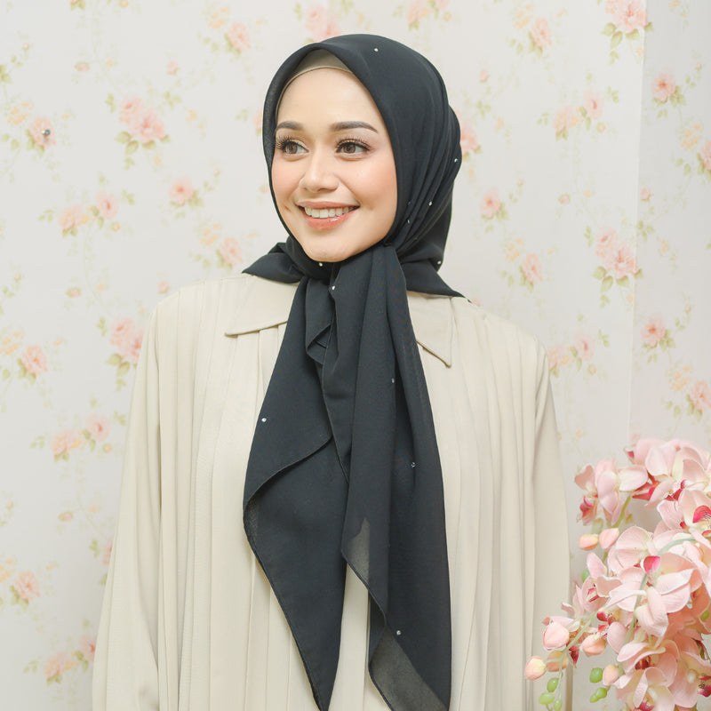 Viona Paris Swarovski (Hijab Paris Segiempat Swarovski)