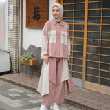 Hooja Set (One Set Linen Setelan Kemeja Katun Linen)