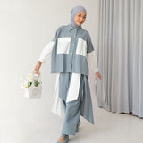 Hooja Set (One Set Linen Setelan Kemeja Katun Linen)