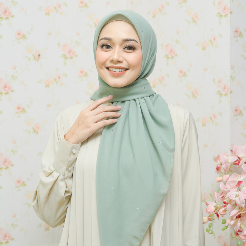 Viona Paris Swarovski (Hijab Paris Segiempat Swarovski)