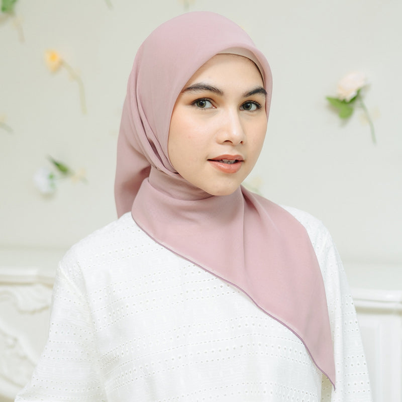 Rara Plain Paris Japan Unfinished (Hijab Paris Polos Segiempat)