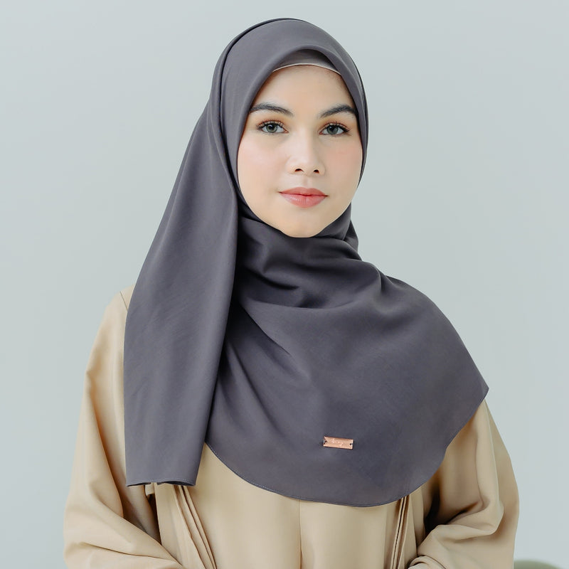 Detaa Oval Syari (Hijab Segiempat Syari Oval Melayu)