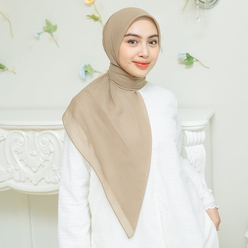 Rara Plain Paris Japan Unfinished (Hijab Paris Polos Segiempat)