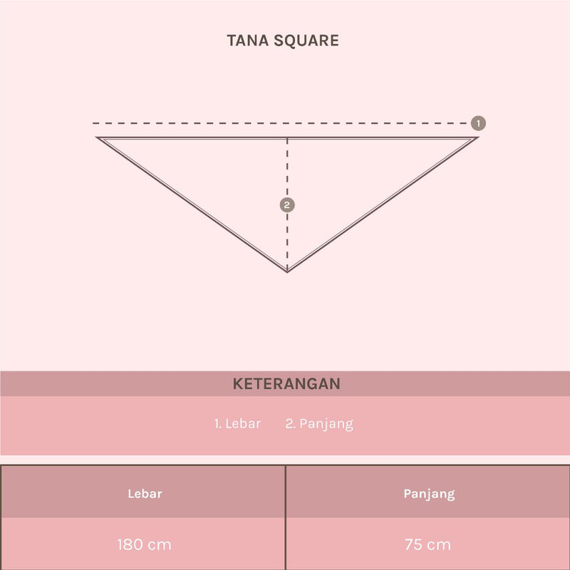 Tana Square (Hijab Segitiga Rayon Premium)