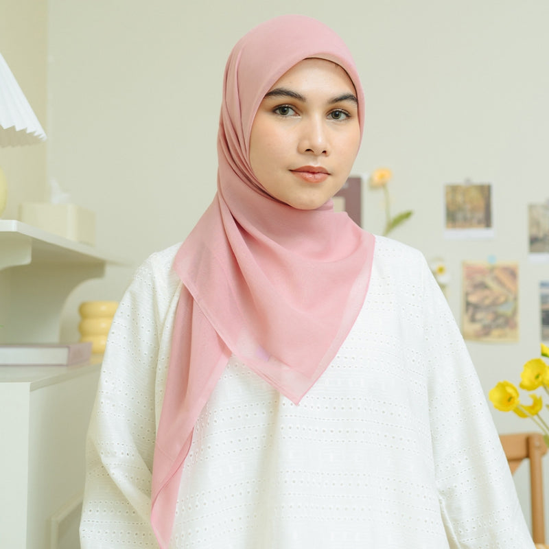 Rara Plain Paris Japan Unfinished (Hijab Paris Polos Segiempat)