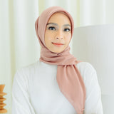 Haraa Voal Eyelash (Hijab Segiempat Voal Polos Embroidery)