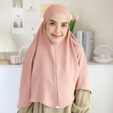 Biyya Instan (Hijab  Bergo Umroh Crinkle)