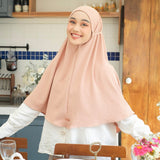 Biyya Instan (Hijab  Bergo Umroh Crinkle)