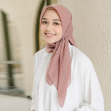 Maka Square (Hijab Segiempat Motif Garis)