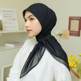 Rara Plain Paris Japan Unfinished (Hijab Paris Polos Segiempat)