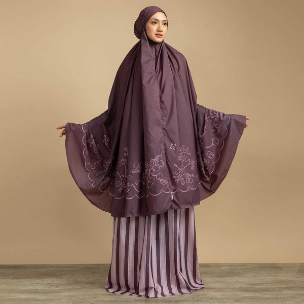 Shadira Prayer Set Travel Mini Pouch Plum Berry