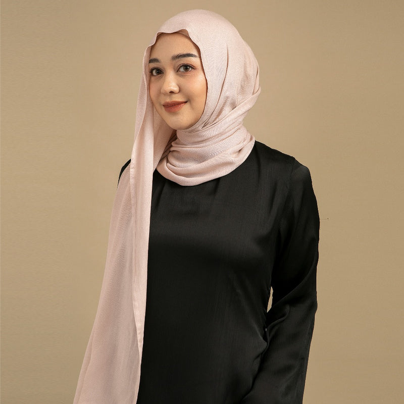 Pashmina Viscose Nour Shawl  Lozy x Lesti Soft Pink New