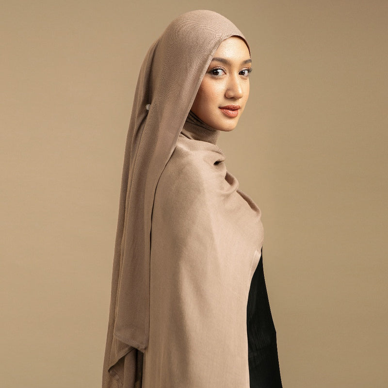 Pashmina Viscose Nour Shawl  Lozy x Lesti Latte New