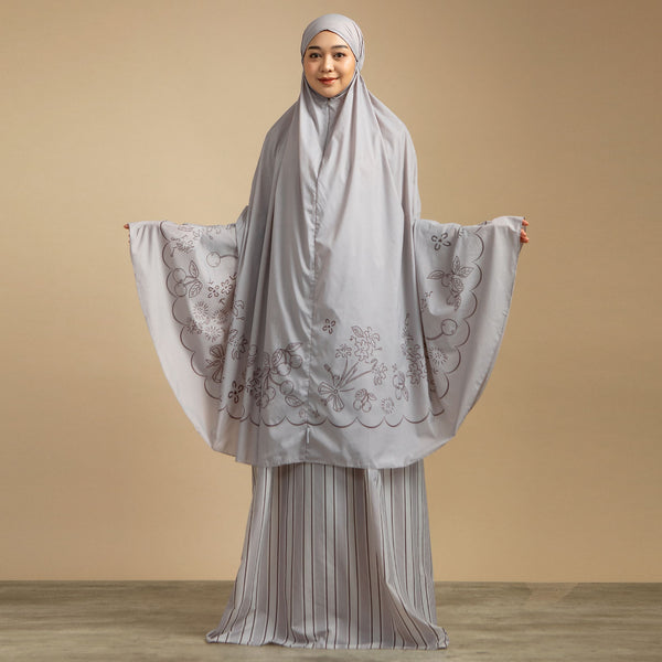 Shadira Prayer Set Travel Mini Pouch Moon Gray