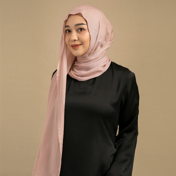 Pashmina Viscose Nour Shawl  Lozy x Lesti Dusty Pink New