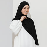 Ten Shawl Black (Tencel Curved Pashmina Special Anniversary Collections)