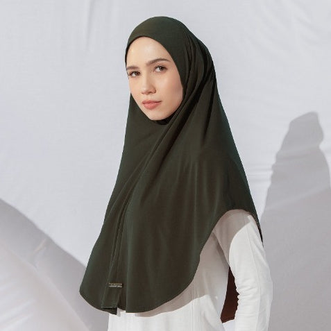 Naira Instan Syari (Hijab Instan Syari Haji Umrah Bahan Jersey)