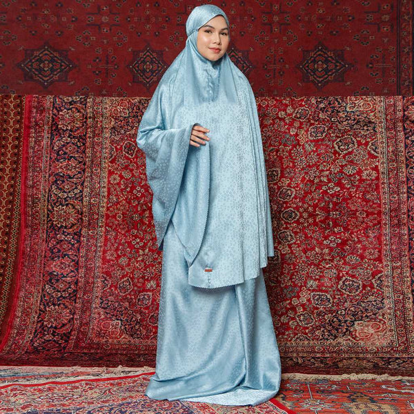 Arafa Prayer Set Lasercut Blue Pastel