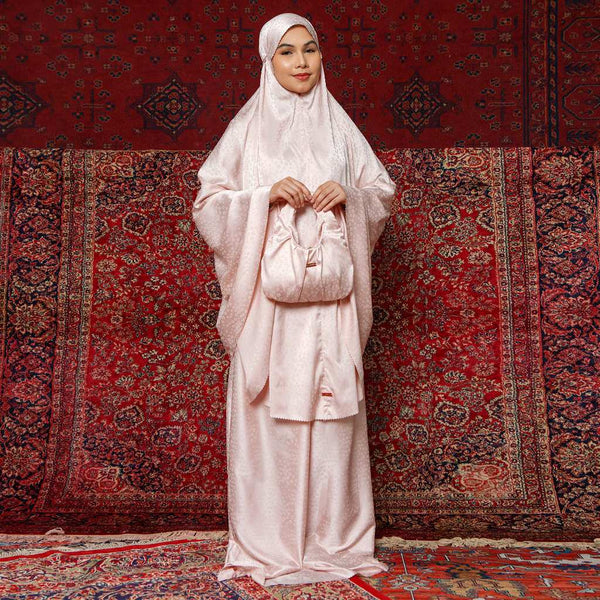 Arafa Prayer Set Lasercut Pink Blush