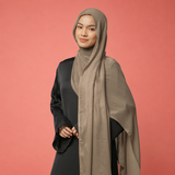 Pashmina Viscose Nour Shawl  Lozy x Lesti Taupe New