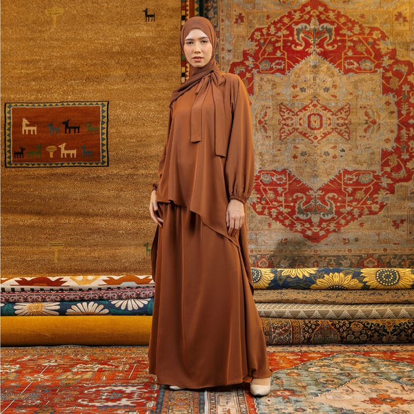 Haiza Tunik Set Brown Sugar