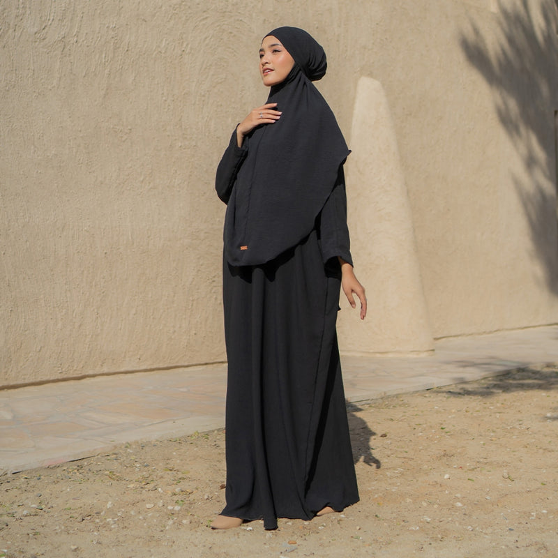 [Defect] Hasna Abaya Set (One Set Abaya Crinkle)