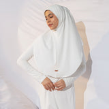 Naira Instan Syari (Hijab Instan Syari Haji Umrah Bahan Jersey)