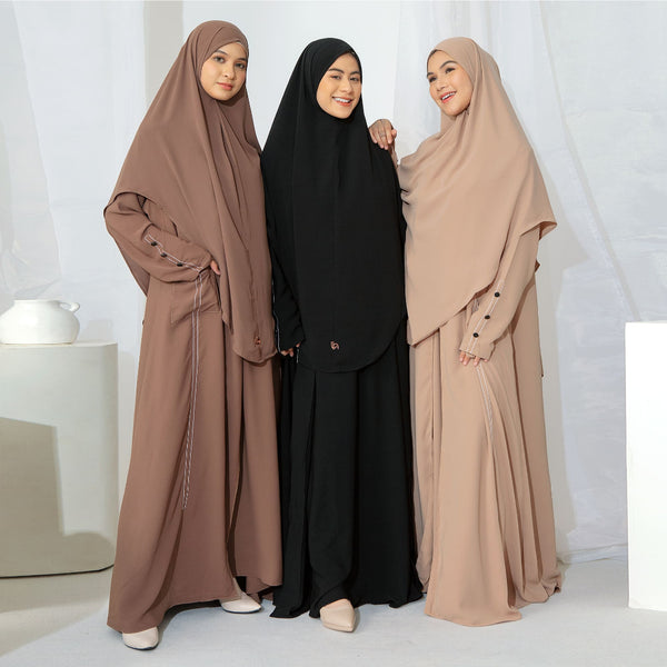 Meena Abaya Outer (Set Abaya Outer dan Inner Haji dan Umrah)