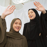 Mida Shawl Lozy x Hamidah Black